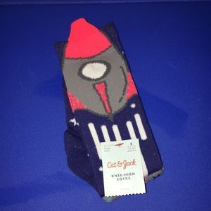 NWT Cat & Jack Knee-High Socks size S